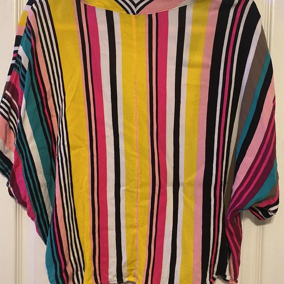 EXPRESS- STRIPED BATWING TOP - Picture 8 of 9